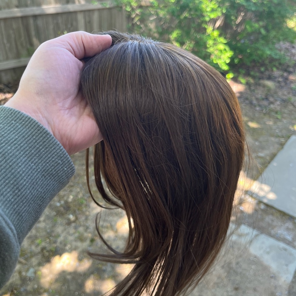 Uniwigs Amber Silk Topper Human Hair